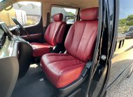 NISSAN ELGRAND 2007, HIGHWAY STAR, 3.5 V6 FULLY LOADED, 8 SEATER, PEARL BLACK PAINT, RED LEATHER INTERIOR