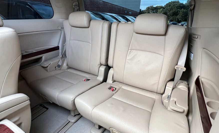 TOYOTA ALPHARD 2008, L PACKAGE, 3.5 V6 FULLY LOADED, 7 SEATER, SUNROOF, PEARL BLACK PAINT, BEIGE LEATHER INTERIOR