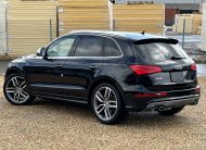 AUDI SQ5 2014, 3.0 PETROL FULLY LOADED, 4WD, 5 SEATER, PEARL BLACK PAINT, BLACK & RED LEATHER INTERIOR