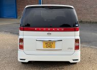 NISSAN ELGRAND 2007, HIGHWAY STAR, 3.5 V6 FULLY LOADED, 4WD, 8 SEATER, PEARL WHITE PAINT, BLACK LEATHER INTERIOR