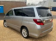 TOYOTA ALPHARD 2010, 2.4 PETROL FULLY LOADED, 4WD, 8 SEATER, PEARL SILVER PAINT, BLACK LEATHER INTERIOR