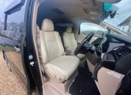 TOYOTA VELLFIRE 2014, X EDITION, 2.4 PETROL FULLY LOADED, 8 SEATER, ALLOYS, PEARL PURPLE PAINT, BEIGE LEATHER INTERIOR