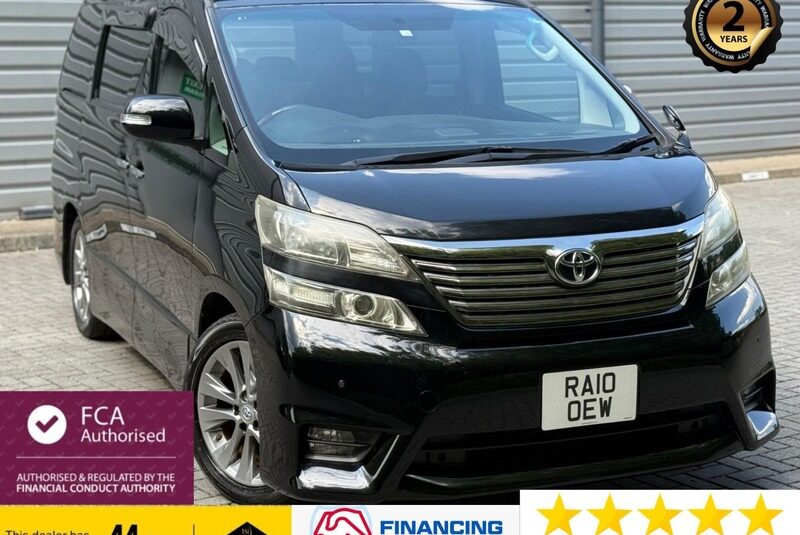 TOYOTA VELLFIRE 2010, 2.4 PETROL, FULLY LOADED, 7 SEATER, SPORTY LOOKS
