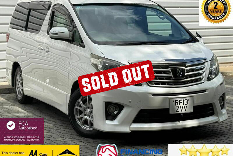 TOYOTA ALPHARD 2013, 2400 CC PETROL FRESH IMPORT HIGHLY SPEC