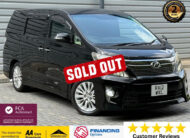 TOYOTA VELLFIRE 2012, 2.4 PETROL, FULLY LOADED, 7 SEATER, SPORTY LOOKS