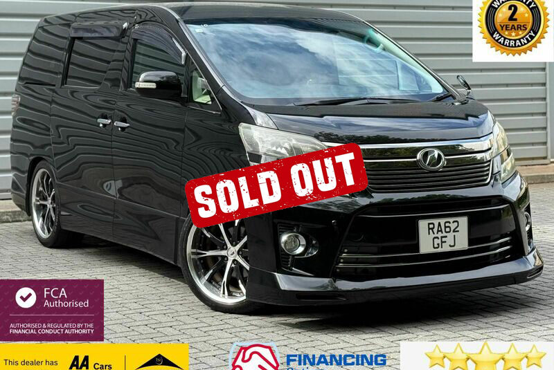 Toyota Vellfire ALPHARD 2.4 PETROL 2012 bodykit Alloys Fresh import