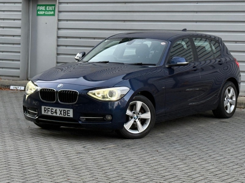BMW 116I SPORT AUTO BLUE 2014