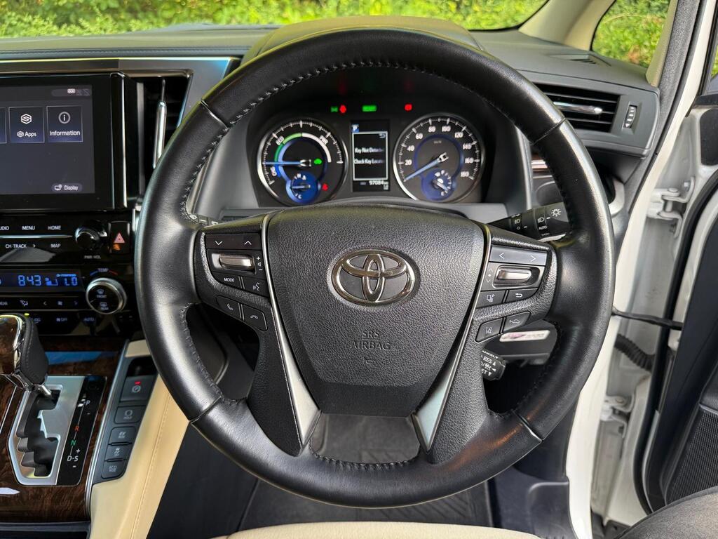 Toyota Alphard Hybrid, 8 seater, Pearl White, 2021